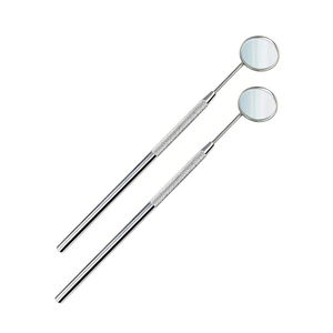 Espejo Cosmético Profesional Antivaho, Personalizado, Individual, de Acero Inoxidable Chapado en Oro, para Montar en la Pared, para Belleza y Pestañas - Product Image 1