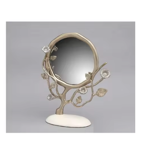 Espejos de pared decorativos hechos a mano de metal de diseño único Espejos de pared elegantes Espejos de pared con marco de metal a la venta al mejor precio - Product Image 3