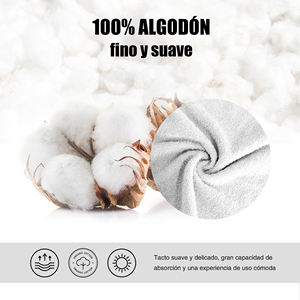 Juego de Toallas de Baño 100% Algodón Tejido de Color Sólido, Suave, Absorbente y Duradero, Toalla de Mano, Toallita - 500g/m2, Colección de 5 Piezas - Product Image 4