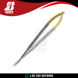 Tijeras Microquirúrgicas Premium TC Castroviejo de 12 cm con Inserciones de Carburo de Tungsteno, Acero Inoxidable de Alta Calidad, Herramienta Superior para Microcirugía - Product Image 3