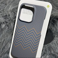 Étui de téléphone portable ultra-fin et léger 2024 pour PC magnétique, résistant aux chocs, texture en fibre de carbone