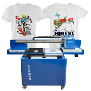 Machine d'impression à jet d'encre en tissu numérique à deux plateaux 21.6*15.7 pouces l130 machine imprimante impression sur machine de saturation de t-shirt