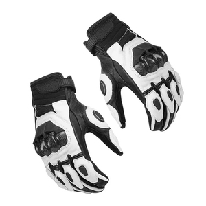 Gants de moto en peau de mouton imperméables et respirants pour le cyclisme quotidien, avec paume rembourrée, flexibles, pour la conduite sur route - Product Image 4