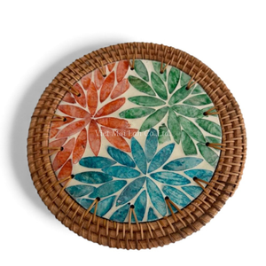 Mantel Individual de Nácar Estilo Bohemio con Ratán a Precio Razonable para Pedidos al por Mayor y Uso Diario Desde Vietnam - Product Image 4