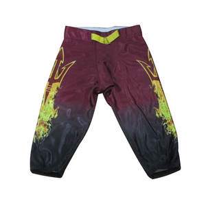 Short de football américain personnalisable pour hommes femmes matériel respirant sergé Logo broderie Sublimation impression conception pour - Product Image 1
