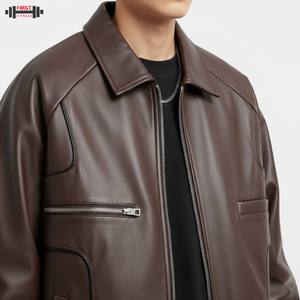 Nouvelle Collection 2025 – Blouson Bomber Femme en Cuir et Velours Côtelé Grande Taille Respirant Haute Qualité avec Broderie Logo Personnalisée et Rayures – Prix Compétitif - Product Image 4