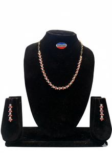 <b>Fashion</b> Elegant Stainless Steel Vintage Women's Sparkling <b>Jewelry</b> Necklace and Earring <b>Set</b> Wedding Party Gift - Product Image 4