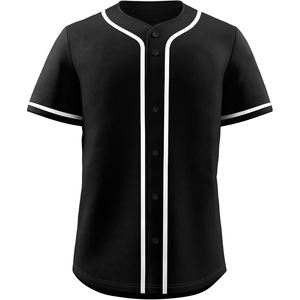 Sublimación personalizada Softball Jersey Béisbol Botón Up Equipo Uniforme Tackle Twill Número Bordado Logo EE. UU. Estilo Envío rápido - Product Image 1