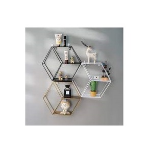 Support décoratif de mur intérieur de maison de vente chaude pour le stockage et l'organisation à la maison support mural d'étagères en bois pour le pot de planteur - Product Image 2