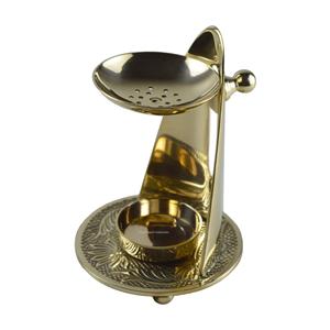 High Quality Metal Incense <b>Burner</b> With Round Base Oud <b>Bukhoor</b> <b>Burner</b> Home Fragrance Aromatic Gold Incense Holders - Product Image 6
