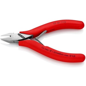 Electronic Side <b>Cutters</b> 115mm Shape 2 Non-Beveled <b>Edge</b> Copper Coated - Product Image 5