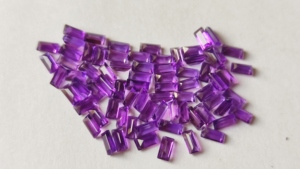 พลอยอเมทิสต์ธรรมชาติทรงเรียวขนาด1.5x3มม. หลวมพลอยอเมทิสต์แอฟริกัน - Product Image 5