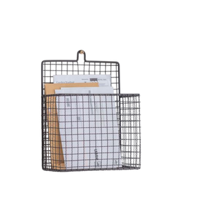 Porta Revistas Vintage de Metal Perforado, Estantes y Soportes de Almacenamiento Negros para Oficina en Casa, Porta Revistas - Product Image 5