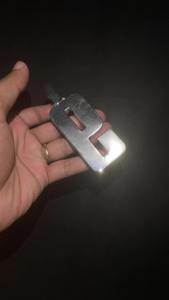 Pendentif en argent sterling 925 glacé numéro 9 fait à la main personnalisé collier de fête unisexe en or blanc plaqué or diamant bling - Product Image 6