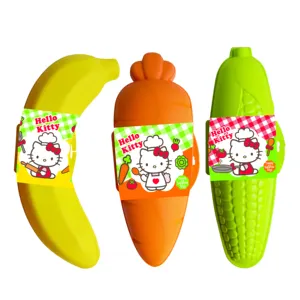 Hello Kitty Surprise Fruit and Vegetable With Candy Toys Snacks for Kids Halal High Quality Made In Turkey