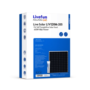 Panel Solar Policristalino de Media Celda Livefun Solar LIV120M-355, Potencia Máxima de 600W - Product Image 2
