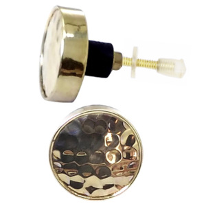 ลูกบิดลิ้นชักทองเหลืองสีทองแบบทันสมัยและมือจับดึงสำหรับเฟอร์นิเจอร์ห้องครัวห้องนอนและตกแต่งตู้เสื้อผ้า - Product Image 2