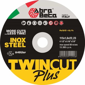 Disco Abrasivo Ferro Twin Cut Plus Diametro 230x2,0 - Product Image 3