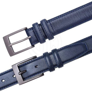 Ceinture pour homme décontractée, nouvelle mode, en cuir de vachette de haute qualité, avec boucle en acier, fabriquée sur mesure au Pakistan, vente en gros - Product Image 3