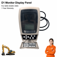 Écran LCD de remplacement pour moniteur d'excavatrice D1 320C E320C 330C, panneau d'affichage du tableau de bord, garantie 1 an
