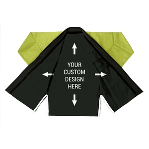 ชุดยูโด/บราซิลเลี่ยนยิวยิตสู (BJJ Gi) สีเหลือง ผ้าฝ้าย สำหรับผู้ชาย พิมพ์ลายด้านหน้า ระบายอากาศได้ดี ทรงปกติ ไซส์ผู้ใหญ่ พร้อมโลโก้สั่งทำได้ - Product Image 2