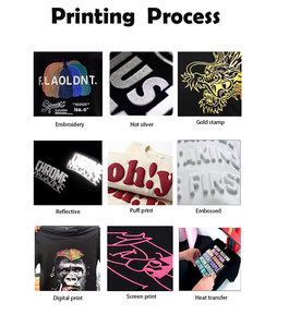 Venta al por mayor mejor 3D en relieve de impresión Ácido lavado Vintage camisetas 300 GSM Oversized Boxy Fit recortado Camiseta de algodón para los hombres - Product Image 5