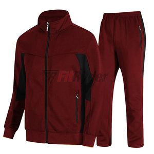 Chándal deportivo transpirable con cremallera completa personalizado para hombre, ropa de entrenamiento atlético informal, chándal alto al por mayor, novedad de 2024 - Product Image 2