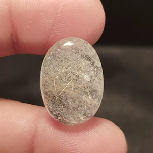 Cabujones de Cuarzo Rutilado Dorado Natural, Cristal en Forma Ovalada, Colgante de Cuarzo Rutilado para Regalos - Product Image 2