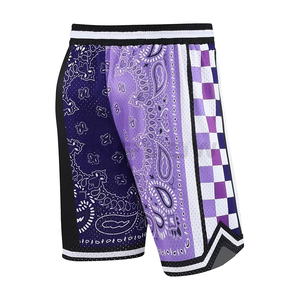 <b>Men</b> Polyester/Cotton Summer Basketball <b>Shorts</b> Mesh Custom Graphic Comfort <b>Elastic</b> <b>Waistband</b> High Street Style Inflow - Product Image 4