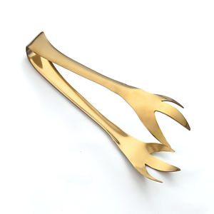 Pinzas de cocina nuevas, chapadas en oro premium, resistentes, con elegante acabado dorado, precio económico, pinzas Gokd. - Product Image 6