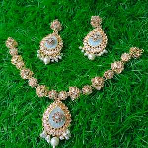 Wholesale Indian <b>Pakistani</b> Traditional Style <b>Jewelry</b> Set Top Selling New Design Necklace <b>Jewelry</b> Set for Women - Product Image 4