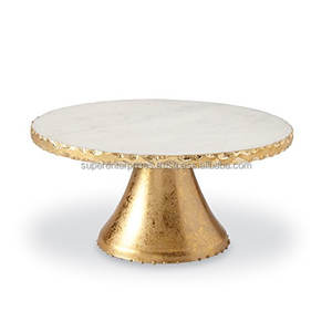 Soporte de pastel de oro para decoración interior, diseño de acabado para mesa de boda y fiesta, herramientas de decoración de pasteles - Product Image 2