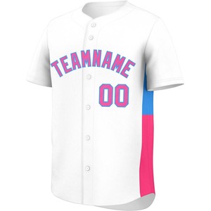 Maillot de baseball personnalisé pour le jour du match Bouton complet Style Pro Logo d'équipe brodé Uniforme de softball respirant Vêtements de sport en maille - Product Image 2