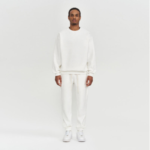 Conjunto Deportivo de Pantalones y Sudadera de Felpa de Algodón 100% de 350 GSM, Transpirable y de Secado Rápido, Personalizado al por Mayor - Product Image 4