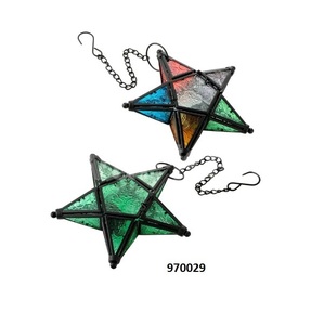 Portavelas con marco de metal marrón para decoración del hogar Juego de artículos de 3 piezas - Product Image 2