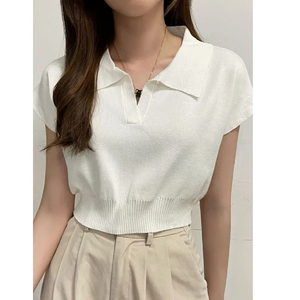 Camiseta informal de algodón para mujer, cuello redondo, transpirable, manga corta, ajuste relajado, suave, cómoda, a la moda de verano - Product Image 5