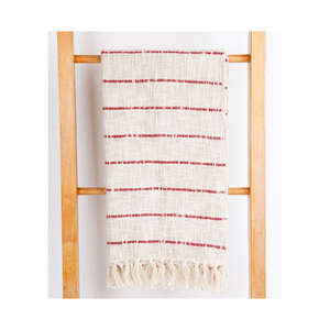 Reversible Linen Acrylic Mix 60x80in Slub Texture <b>Couch</b> <b>Throw</b> With Tassels Bulk Friendly Option <b>For</b> Value Focused Home Stylists - Product Image 5