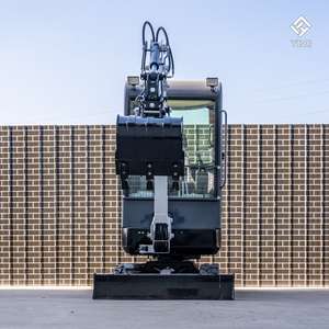 Mini-excavatrice compacte sur chenilles CE EPA 1,5 tonne 1,3 tonne, durable, livraison gratuite pour travaux <span class=keywords><strong>de</strong></span> terrassement à petite échelle - Product Image 3