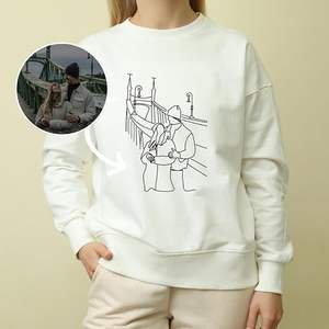 Sweat-shirts personnalisés de haute qualité pour hommes, sweat-shirt personnalisé, ajoutez votre photo, sweat-shirts unisexes personnalisés, logo, sweat-shirts unis 2024 - Product Image 3