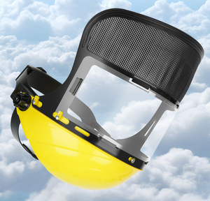 Casco de seguridad de fábrica, sombrero, visera de malla, casco de cara completa, desbrozadora, cortacésped de jardín, máscara protectora - Product Image 6