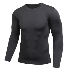 Unisex Short Sleeve <b>Compression</b> <b>Shirt</b> UPF50+ Quick Dry Breathable Spandex Polyester Round Neck Sports Top for Gym Bodybuilding - Product Image 1