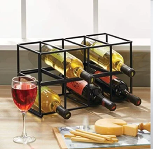 Étagère verticale en spirale élégante à plusieurs niveaux. Style moderne. Porte-bouteilles en métal et disponible au prix de gros. - Product Image 3