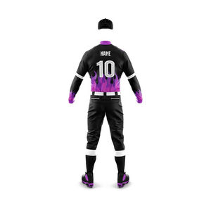 Nuevos Conjuntos Deportivos de Béisbol de Manga Corta Personalizados al por Mayor 2025, Uniformes Transpirables de Secado Rápido de Poliéster de Alta Calidad con Estampado - Product Image 2