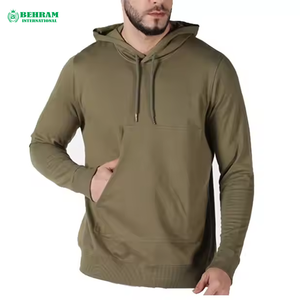 Sweat à capuche unisexe coupe classique streetwear, qualité supérieure, personnalisé, uni, vintage, épaules tombantes, 100% coton molletonné/éponge française - Product Image 6