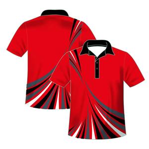 Camiseta deportiva personalizada con cuello en V para hombre, jersey liso de poliéster con logotipo bordado, patrón sólido para polos - Product Image 5