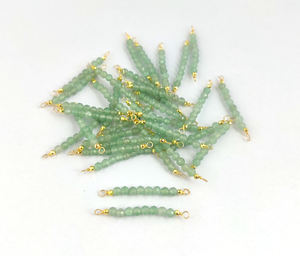 Gold Plated Crystal Rhinestone Rondelle Shape <b>Beads</b> Connectors 3.50mm Handmade Necklace <b>Bracelet</b> DIY <b>Making</b> Gemstone Bag - Product Image 1