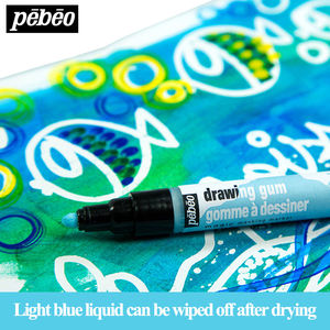 Pebeo 603728C Gomme à dessin Liquide de masquage pour peinture à l'aquarelle Peinture à l'huile Liquide blanchissant - Product Image 5