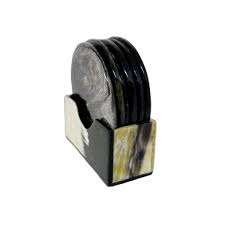 Top Vente HORN sous-verres sublimation tapis tampons designers Thé/Café HORN Coasters Mat Vente en gros Fabricant et exportateur De Corne - Product Image 6