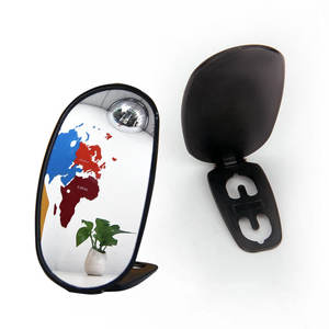 Pequeno quadrado convexo espelho segurança interior espelho acrílico lente <span class=keywords><strong>Mini</strong></span> Full View espelho com Blister embalagem - Product Image 4