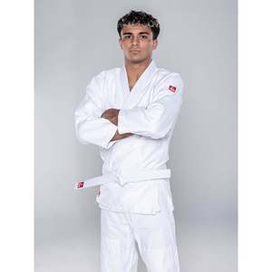 Kimono de BJJ AERO, Diseño Personalizado, Esencial y Duradero, Color Blanco, Poliéster/Algodón, Ropa de Artes Marciales, 420g, Unisex, Corte Holgado - Product Image 6